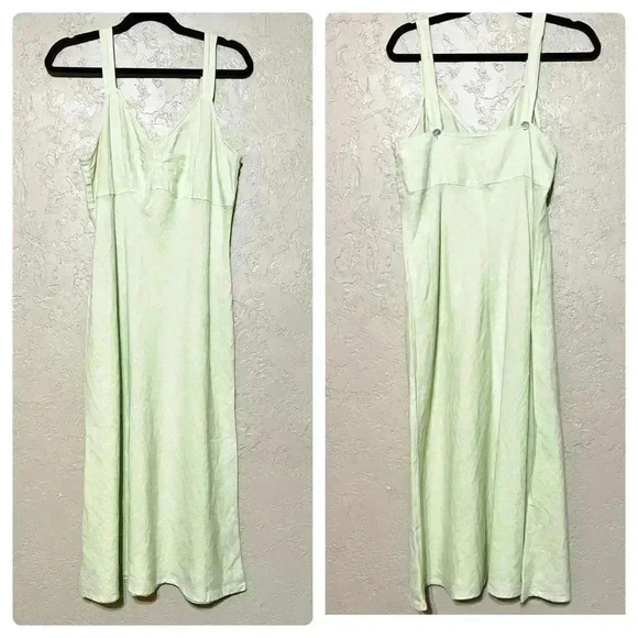 Cut Loose Linen Maxi Dress - Picture 1 of 6